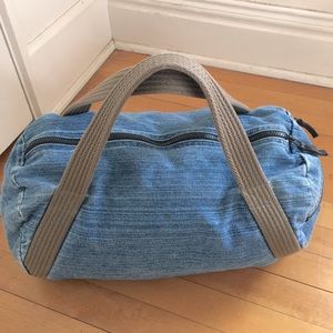 Urban Outfitters “TROY SMITH for D” Small Denim Gym Bag Duffle Carryall